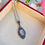 Thumbnail: Rainbow Moonstone Silver Marcasite Necklace