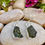 Thumbnail: Genuine Moldavite Sterling Silver Earrings