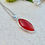 Thumbnail: Carnelian Silver Necklace