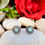 Thumbnail: Opal Sunflower Sterling Silver Stud Earring
