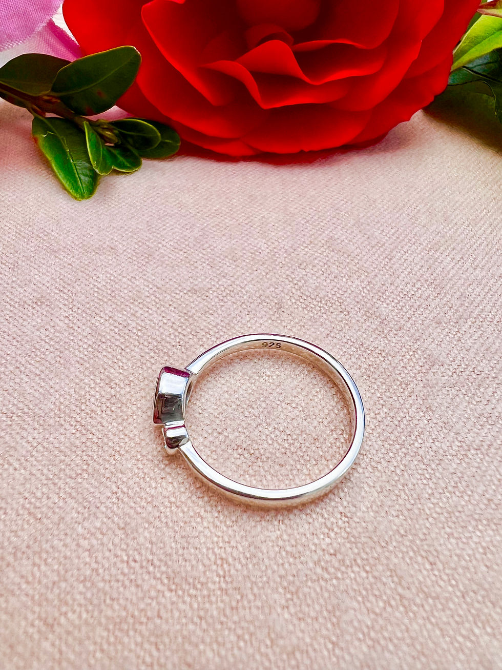 Thumbnail: Blue Topaz Sterling Silver Ring,rings for everyday, Ireland, Birthday gift,Christmas