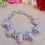 Thumbnail: Australian Pink Opal & Blue Topaz Sterling Silver Bracelet