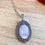 Thumbnail: Pink Mother of Pearl and Marcasite Sterling Silver Necklace