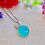 Thumbnail: Paraiba Chalcedony Silver Necklace