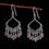 Thumbnail: Marcasite Tassel Sterling Silver Earrings
