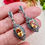 Thumbnail: Citrine Sterling Silver Marcasite Earrings,Ireland, Vintage Jewellery, wedding set,