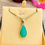 Thumbnail: Chrysoprase Sterling Silver Necklace