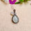 Thumbnail: Aqua Chalcedony Marcasite Silver Necklace