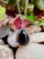 S925 Black Onyx Sterling Silver Marcasite Necklace, Ireland, Vintage lover. Christmas gifts, handmade,