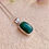 Thumbnail: Green Aventurine Silver Necklace