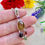Thumbnail: Multi Color Tourmaline Silver Necklace
