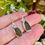 Thumbnail: Genuine Moldavite Sterling Silver Earrings
