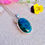 Thumbnail: Peruvian Chrysocolla Silver Necklace