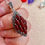 Thumbnail: Red Agate Marcasite Silver Necklace