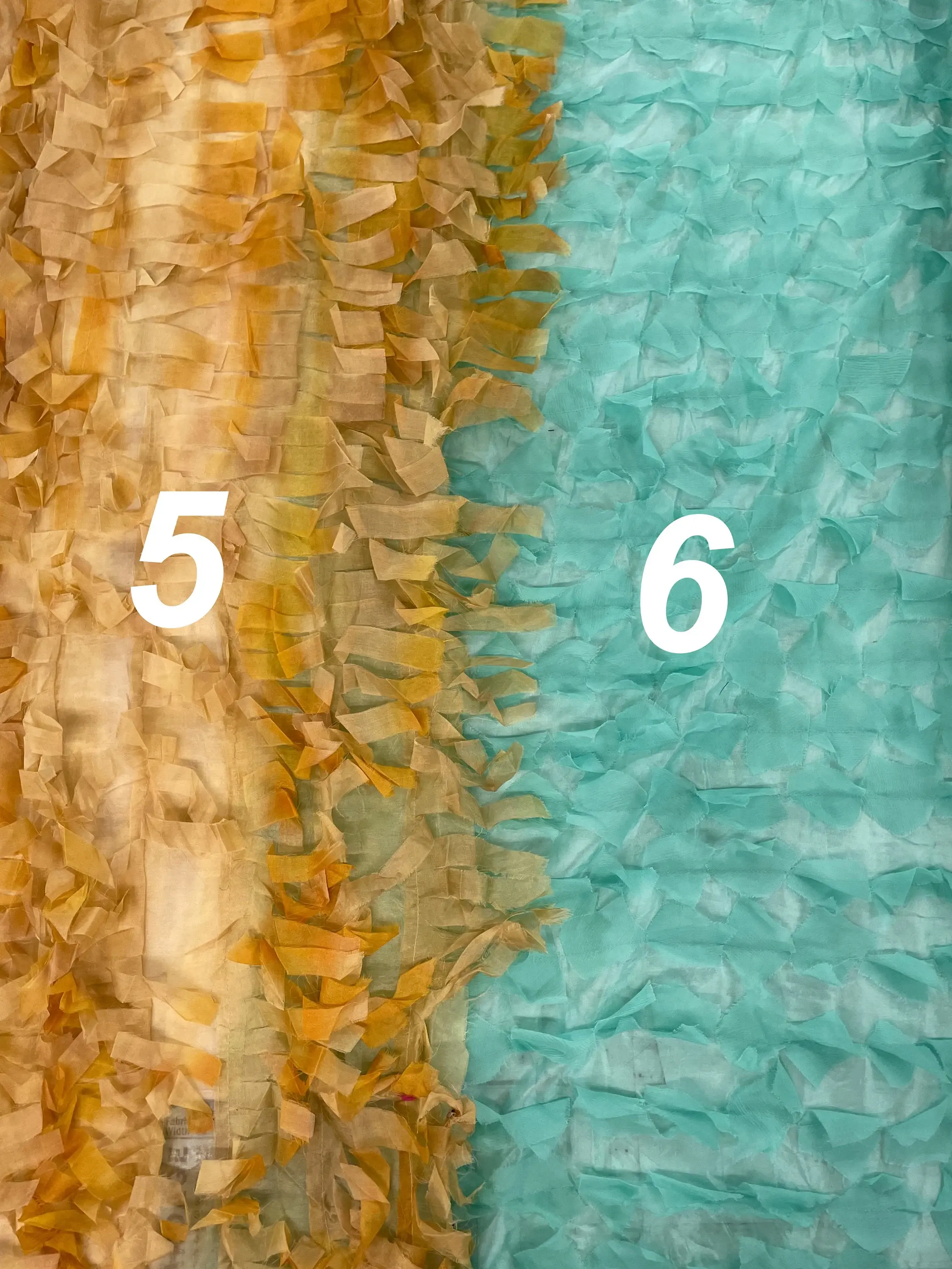 45” Silk & Cotton Fluff Fabric by the yard