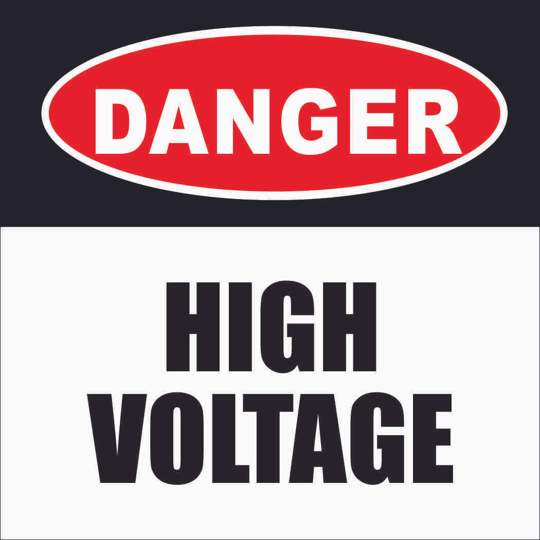 Danger Signs High Voltage
