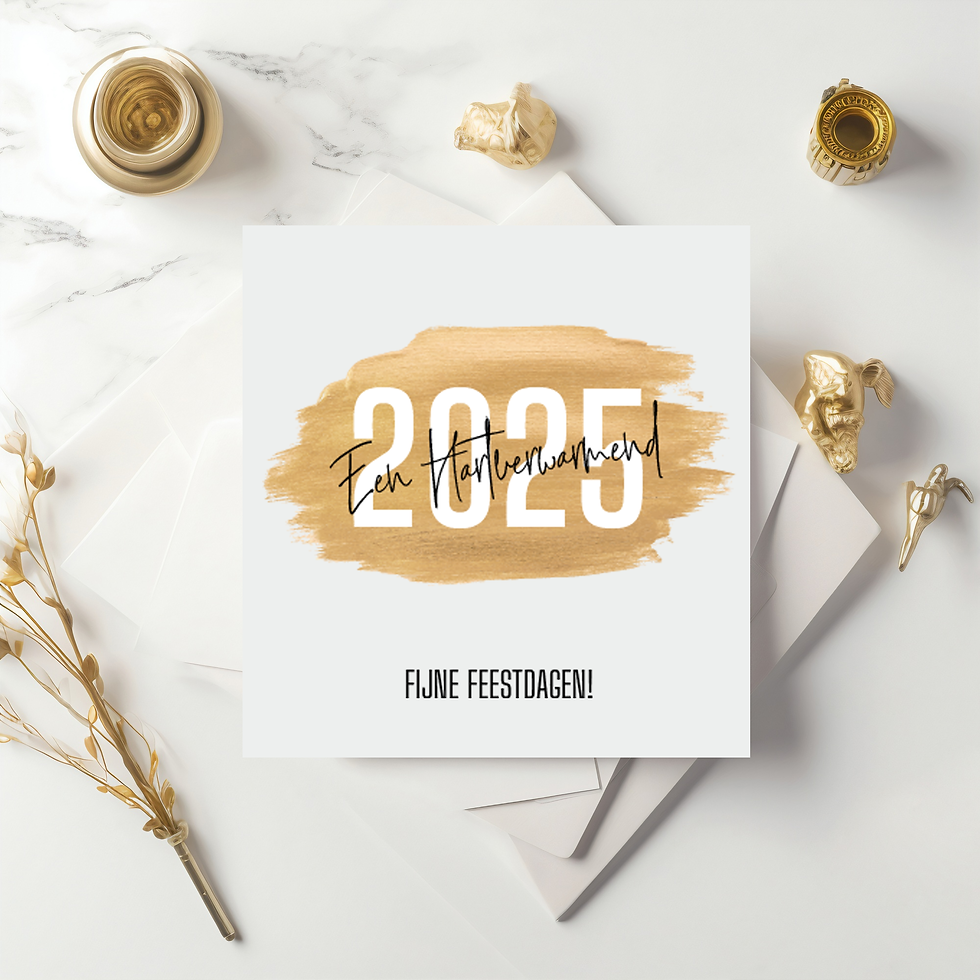 Een hartverwarmend 2025 (Vouwkaart)