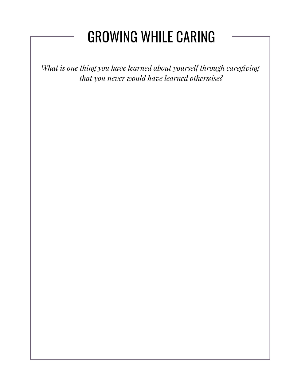 Thumbnail: The Caregiver's Compass: A Guided Journal