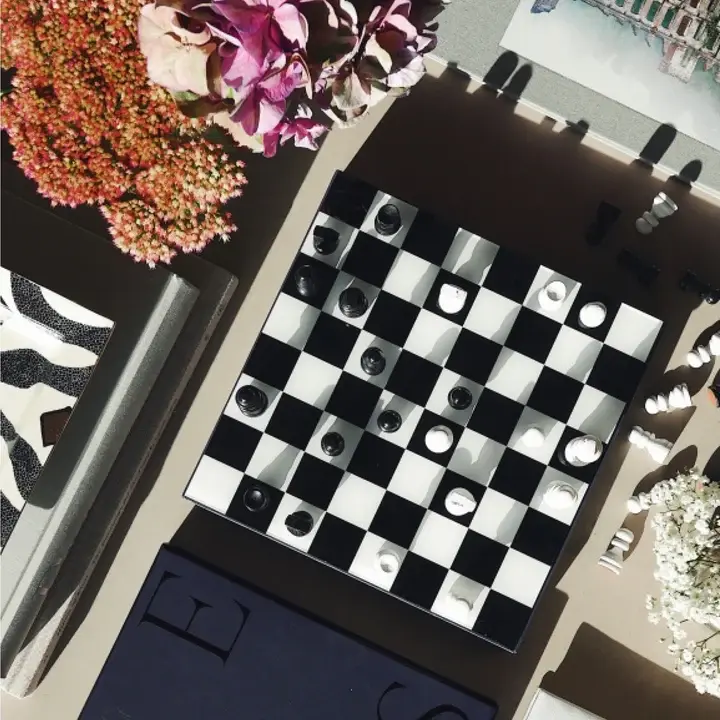 Thumbnail: PRINTWORKS Classic Games Art of Chess, Black