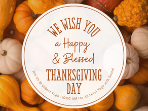 Thanksgiving Day Yoga & Sound Healing