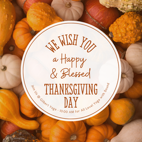 Thanksgiving Day Yoga & Sound Healing