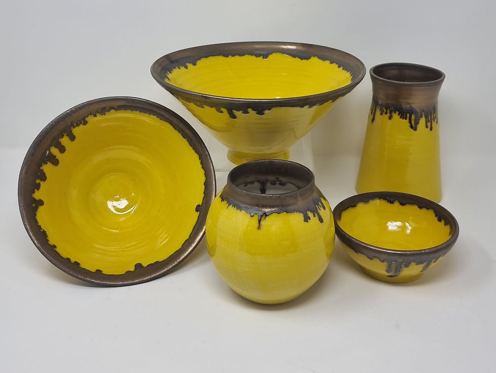 Thumbnail: Yellow and Gold  Vase