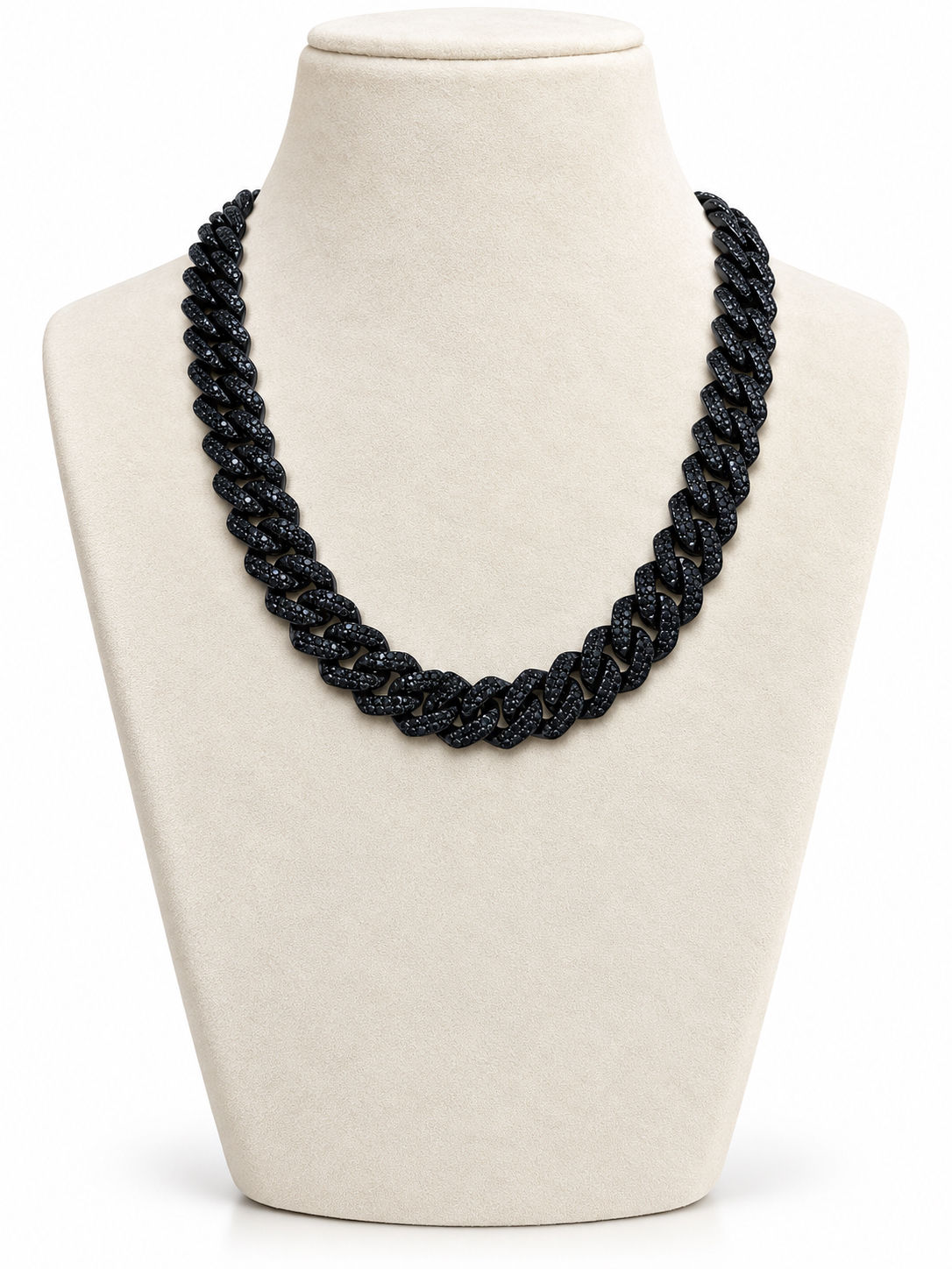RICH BLACK DIAMOND MIAMI CHAIN 14mm