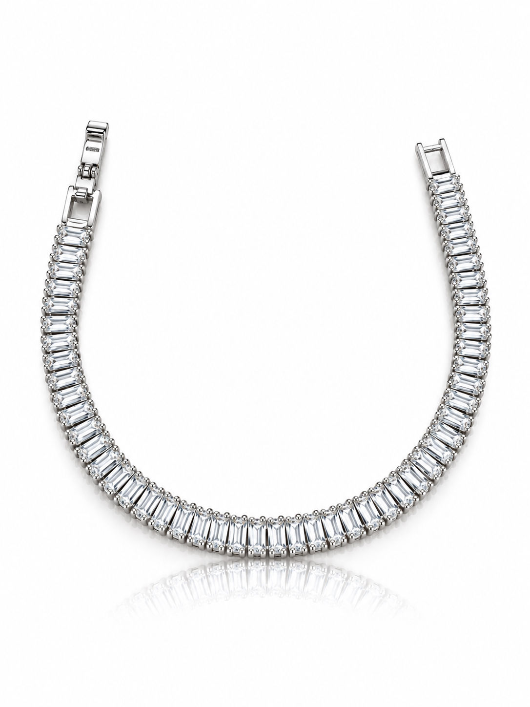 RICH BAGUETTE DIAMOND TENNIS BRACELET