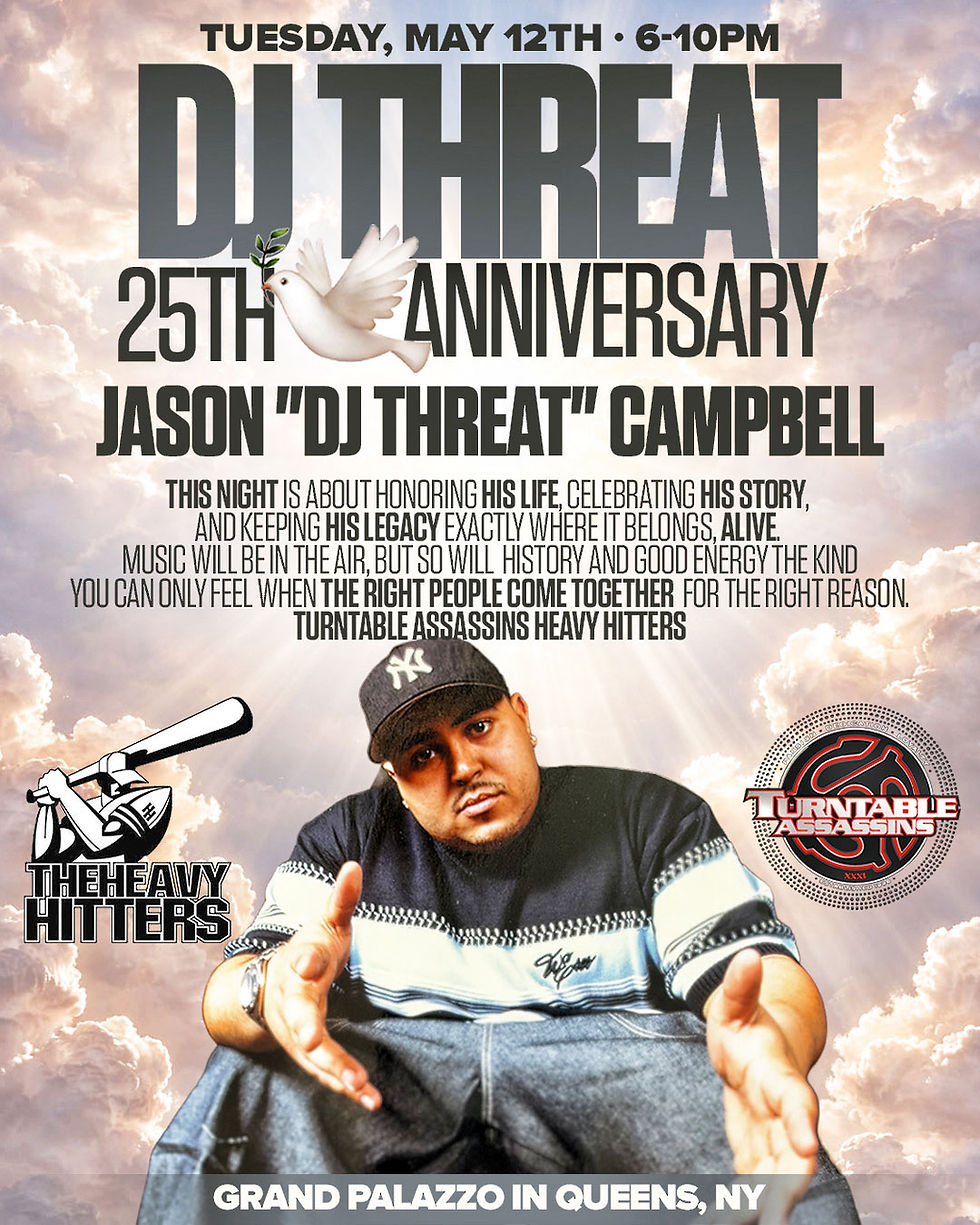 Jason "DJ THREAT" Campbell 25 years!