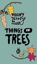 Issue 22 cover: leaves, seeds, and twigs on a blue-green background