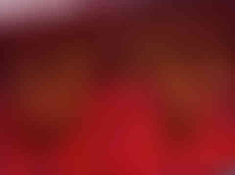 crimson red soft pastel landscape