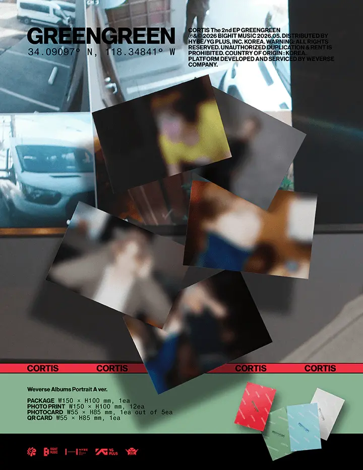 Miniatura: CORTIS - The 2nd EP [GREENGREEN] (Weverse Albums ver.) (4 TYPES Random)