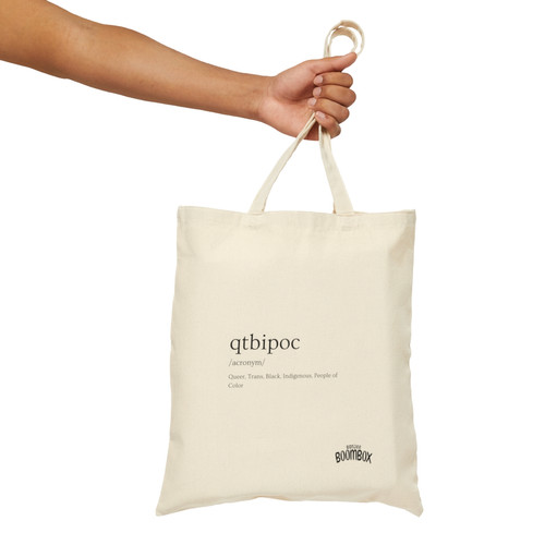 QTBIPOC Canvas Tote | DJ LiKWUiD