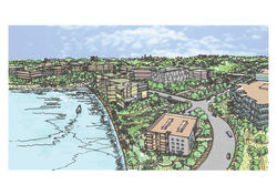 Town centre illustration