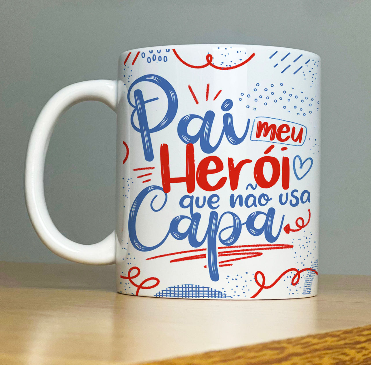 Canecas Personalizadas - Dia dos Pais - Pai Meu Herói