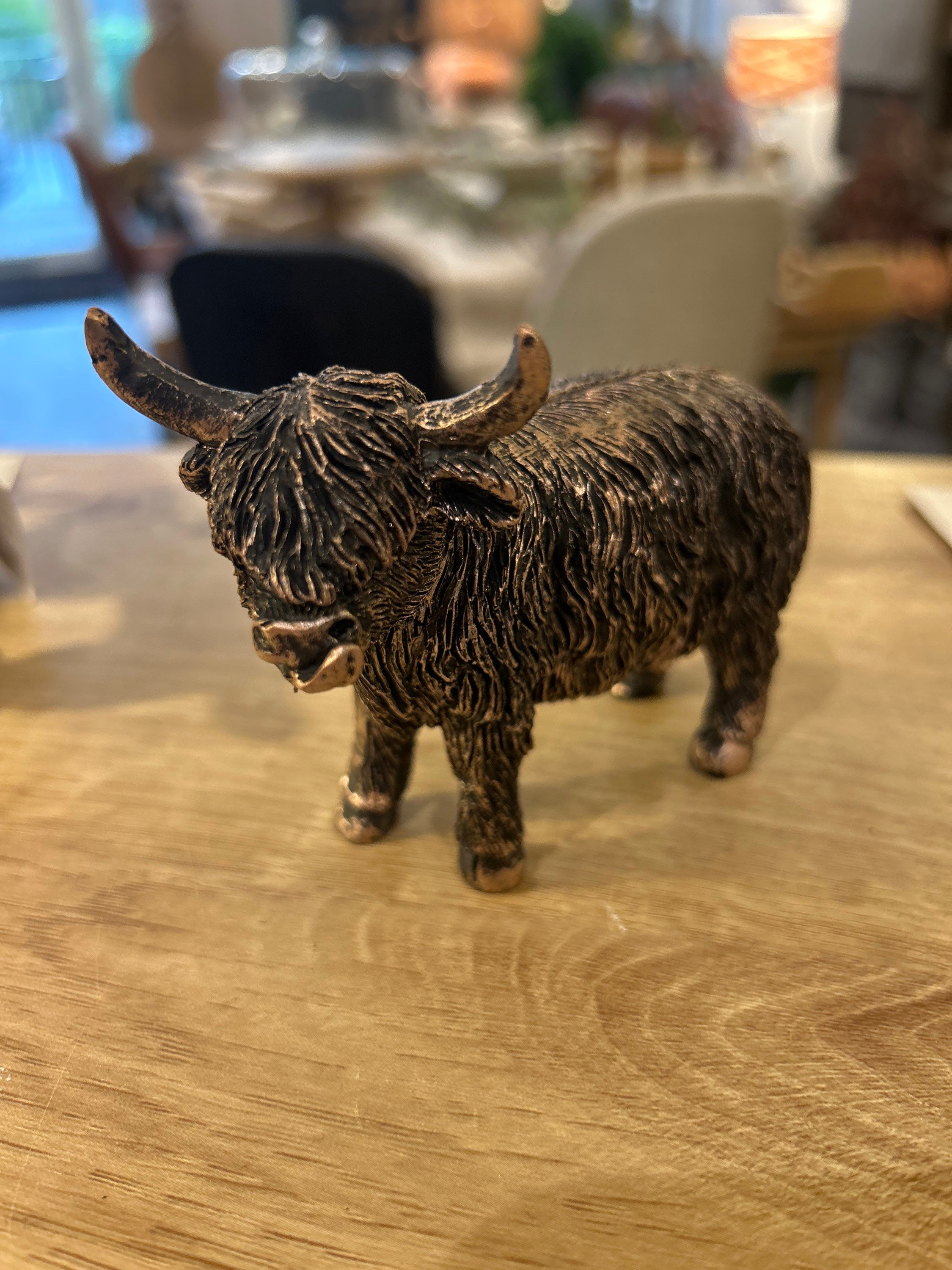 Highland Cow - Miniature- New - Bronze