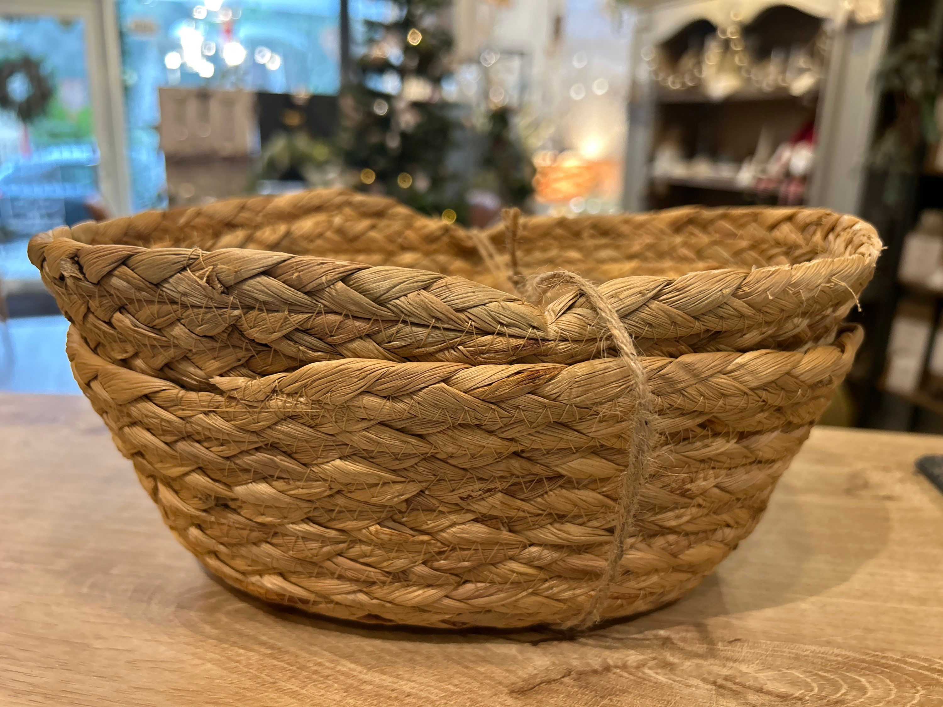 Nkuku Giti Natural Bread Baskets Set of 2