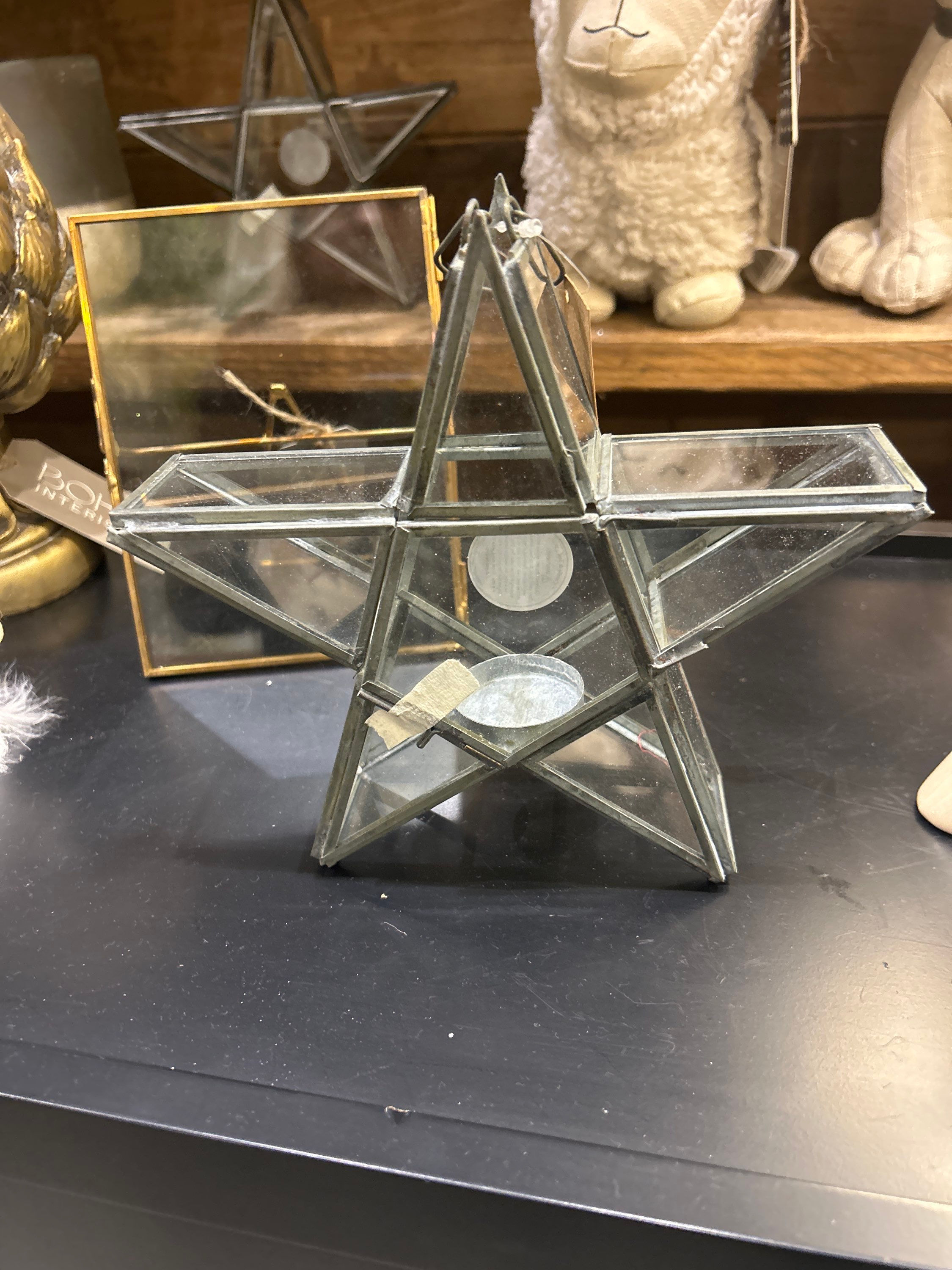 Namaste Star Tea Light Candle Holder