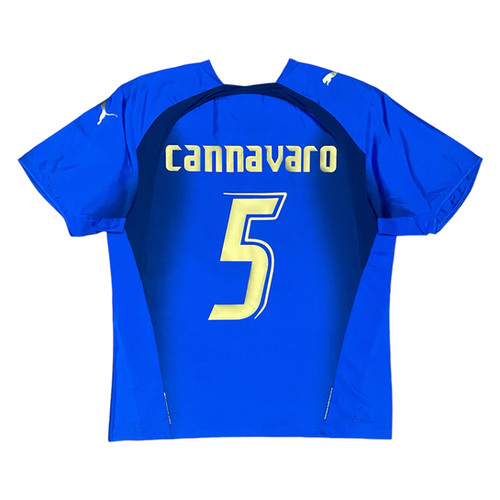 2006-08 - Italy - Home Shirt - Cannavaro 5 - L | Aura Football Shirts