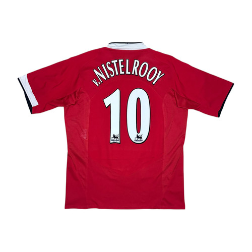 2004-06 – Manchester United – Home Shirt – van Nistelrooy 10 – L