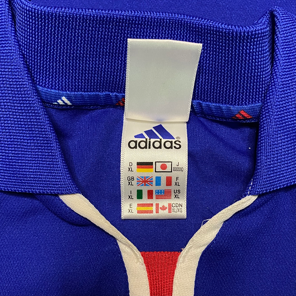 Thumbnail: 2000-02 - France - Home Shirt - Zidane 10 - XL - 64719 - Jersey - Maillot
