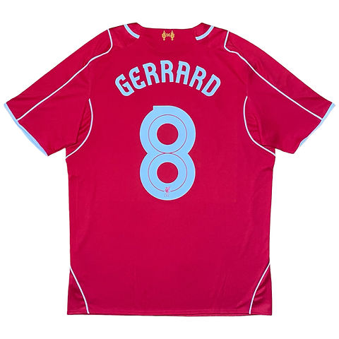 2014-15 – Liverpool – Home Shirt – Gerrard 8 – L | Aura Football