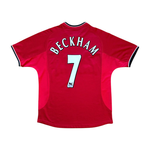 2000-02 - Manchester United - Home Shirt - Beckham 7 - L | Aura