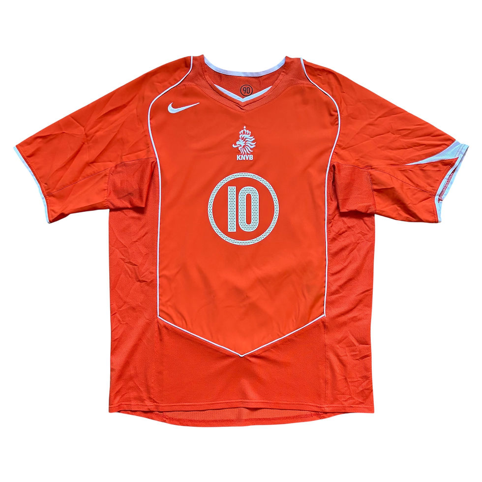 2004-06 - Netherlands – Home Shirt – Van Nistelrooy 10 - L jersey Euro