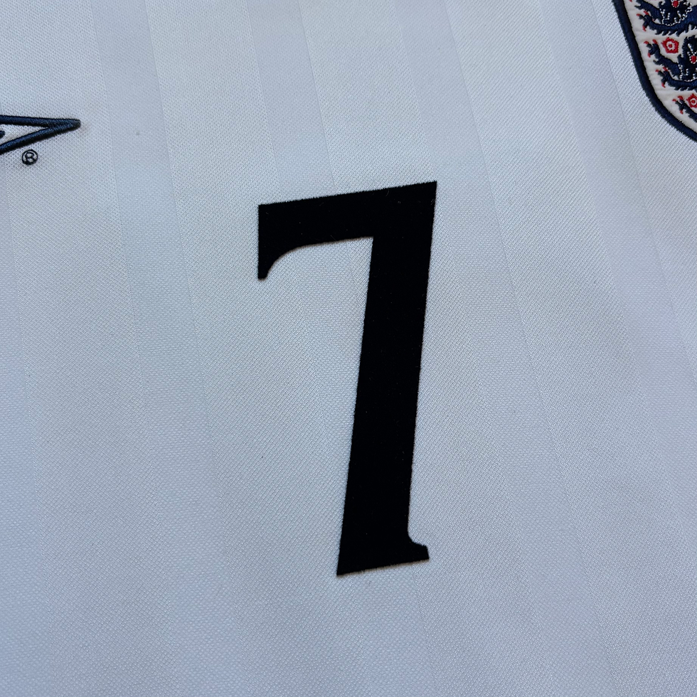 Miniature : 2002-04 – England – Home Shirt – Beckham 7 - L jersey World Cup