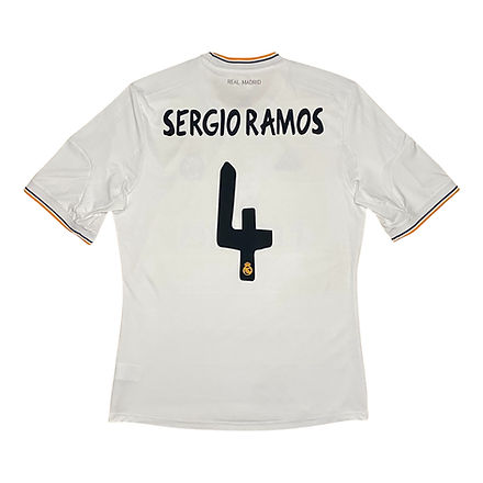 2013-14 – Real Madrid – Home Shirt – Sergio Ramos 4 – L | Aura