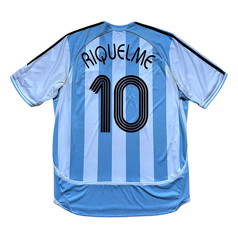 2005-07 - Argentina - Home Shirt - Riquelme 10 - XL | Aura