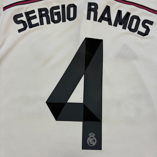 2014-15 - Real Madrid - Home Shirt - Sergio Ramos 4 - M | Aura
