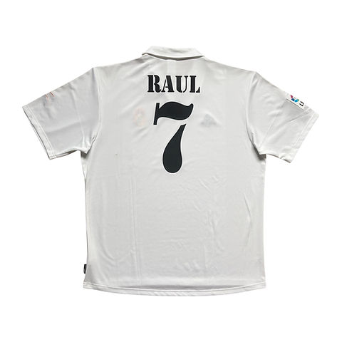 2002-03 – Real Madrid – Centenary Home Shirt - Raul 7 - XL | Aura