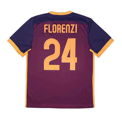 ASローマ　ホームユニフォーム FLORENZI 24 2015-16 – AS Roma – Home Shirt – Florenzi 24 – L | Aura